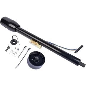 دليل عمود التوجيه القابل للإمالة مع 9 مسامير محول أرضية متوافق مع اللون الأسود مقاس 32 بوصة in Kuwait