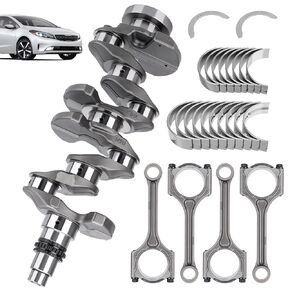 Engine Crankshaft Connecting Rod Bearings Kit Compatible with Kia Forte 2.0L 2017-2021, Hyundai Elantra Kona Veloster 2.0L 2016-2021, Replace# 23110-2E510 23110-2E501 23510-2E001 23510-2E460 in Kuwait