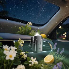 Star Lights for Car, Star Projector with Air Freshener, Ceiling Ambient Light with 6 Scents, Auto On/Off, Vent Clip Accent Light with Diffuser in Kuwait