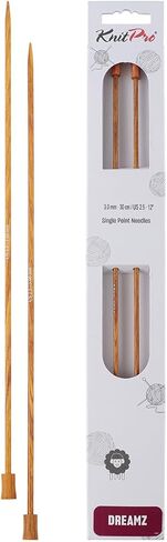 KnitPro Dreamz Single Pointed Needles 12" (30cm) | US Size 15 (10mm) in Saudi Arabia