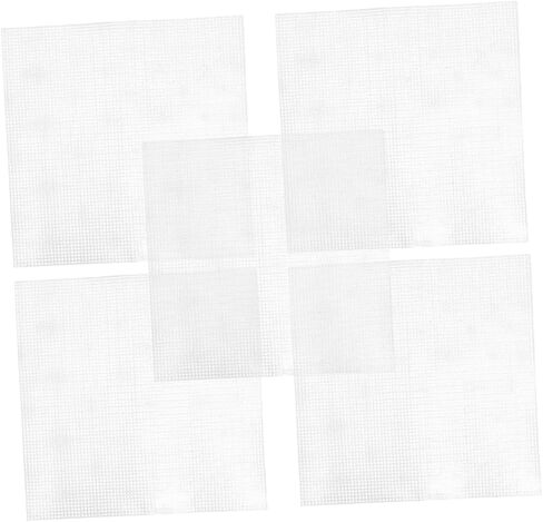 Angoily 5pcs Plastic Mesh Sheets for DIY Bag Crafting Embroidery Plastic Canvas Grid Sheet for Knit and Crochet Projects in Saudi Arabia