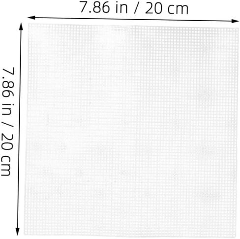 Angoily 5pcs Plastic Mesh Sheets for DIY Bag Crafting Embroidery Plastic Canvas Grid Sheet for Knit and Crochet Projects in Saudi Arabia