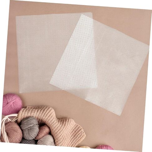 Angoily 5pcs Plastic Mesh Sheets for DIY Bag Crafting Embroidery Plastic Canvas Grid Sheet for Knit and Crochet Projects in Saudi Arabia