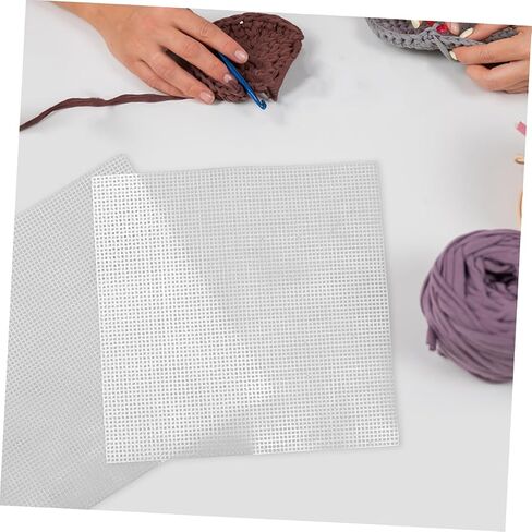 Angoily 5pcs Plastic Mesh Sheets for DIY Bag Crafting Embroidery Plastic Canvas Grid Sheet for Knit and Crochet Projects in Saudi Arabia