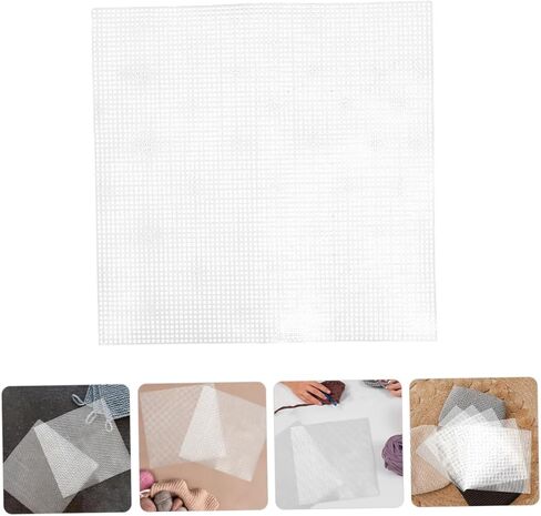 Angoily 5pcs Plastic Mesh Sheets for DIY Bag Crafting Embroidery Plastic Canvas Grid Sheet for Knit and Crochet Projects in Saudi Arabia