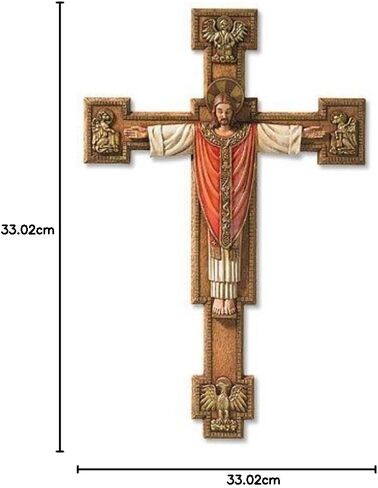 Christus Rex Wall Crucifix Christ the King 13 Inches in Saudi Arabia