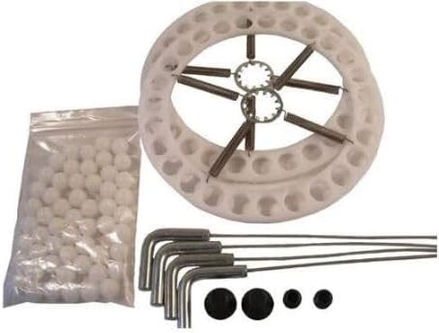 Vehicle Wheel Alignment Turnplate Rebuild Kit 9/16 Delrin Bearings Rings Pins in Kuwait