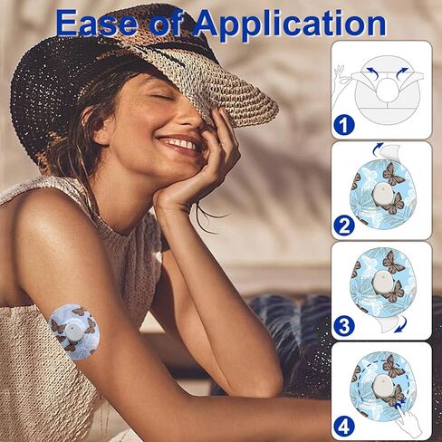 HONYOU (21-Pack) Dexcom G7 Adhesive Patches Waterproof & Sweatproof, with Hole Dexcom Overpatches G7 Over Patch Latex-Free & Hypoallergenic, CGM Sensor Pre-Cut Cotton Flexible Tape Last 10 Days in Saudi Arabia