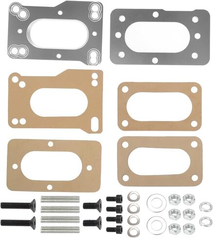 AUTOVIC Carburetor Adapter Kit for Toyota 20R 22R Compatible with Weber 32/36 DGEV 38/38 DGES, Replace for 99004222 in Saudi Arabia