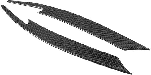 Pair Carbon Fiber Headlight Eyebrow Eyelids Decal for Subaru Impreza WRX STI 2008-2011 Luxury Glory Enhance Look Durable Carbon Fiber Easy Installation Glossy Exterior Trim in Saudi Arabia