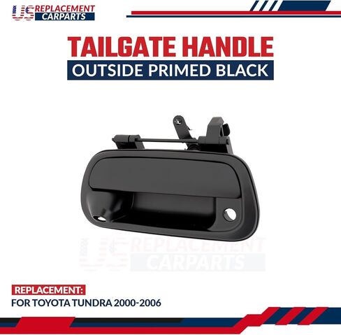 مقبض الباب الخلفي الجديد لما بعد البيع باللون الأسود المجهز لسيارة Toyota Tundra 2000-2006 مع فتحة الكاميرا يحل محل OE 690900C030C0-PFM in Kuwait
