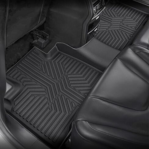 سجادات أرضية KARPAL لسيارة Nissan Rogue 2021-2025 2026 (ليست للرياضة)، بطانات أرضية مطاطية TPE للحماية من جميع الأحوال الجوية ملحقات Nissan Rogue، سجادات السيارة، الصف الأمامي والثاني وبطانة البضائع in Kuwait