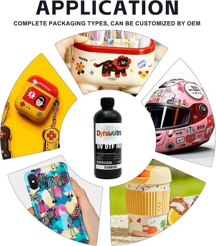1000ML UV DTF Varnish Ink – Clear Gloss Finish Protective Coating for UV DTF Printer XP600 TX800 i3200 L805 1390 DX5 DX6 DX7 i1600 DX10 Sticker Printing (Varnish) in Saudi Arabia