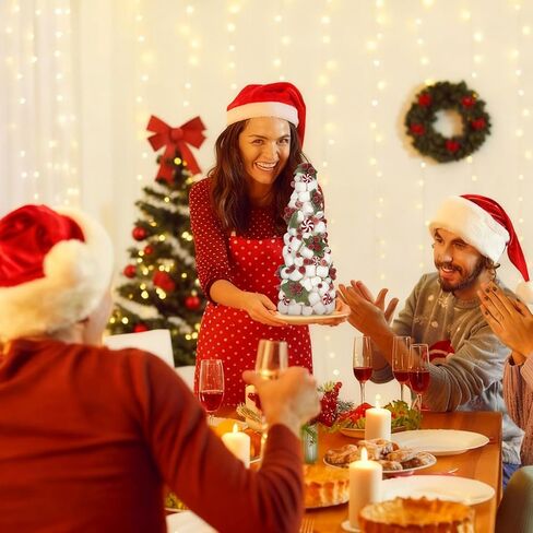 803 Pcs Christmas Large Foam Cones for Crafts Charcuterie Christmas Tree Sets with 2 Foam Cones 11.8 Inch×22 Yd Plastic Wrap 800 Toothpicks for Fruit Snacks Holiday Decor (4.9 x 15.8 inches) in Saudi Arabia