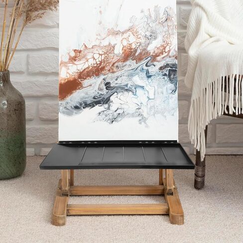 Garneck Detachable Easel Tray Attachment for Artists - Lightweight Replacement Shelf for Painting - Sketching and Storage Universal Easel Tray Compatible with Most Easels in Saudi Arabia