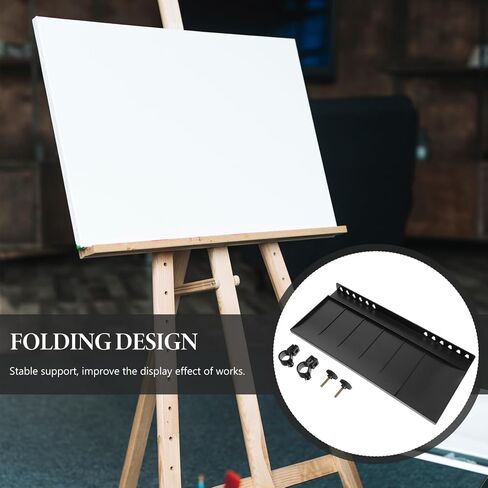 Garneck Detachable Easel Tray Attachment for Artists - Lightweight Replacement Shelf for Painting - Sketching and Storage Universal Easel Tray Compatible with Most Easels in Saudi Arabia