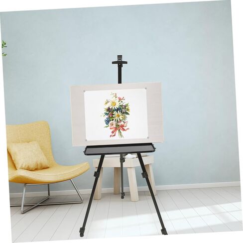 Gadpiparty Detachable Convenient Easel Tray Removable Plastic Paints Holder Multipurpose Easel Attachment for Artists Easy Installation Tripod Rack Durable Design for Long Term Use in Saudi Arabia