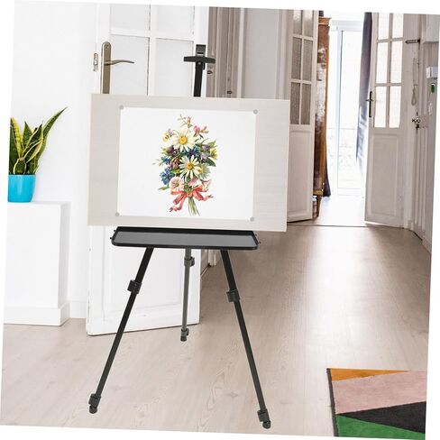 Gadpiparty Detachable Convenient Easel Tray Removable Plastic Paints Holder Multipurpose Easel Attachment for Artists Easy Installation Tripod Rack Durable Design for Long Term Use in Saudi Arabia