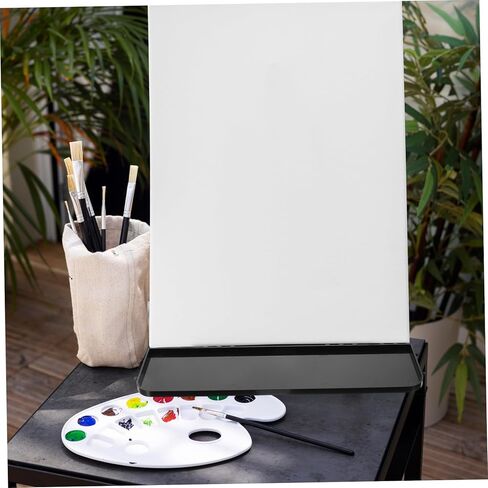 صينية استبدال حامل الحامل، صينية رسم محمولة لأدوات الرسم، لوحة حامل خفيفة الوزن مع حواف مرتفعة للوازم الفنية المتوافقة مع الحامل in Kuwait
