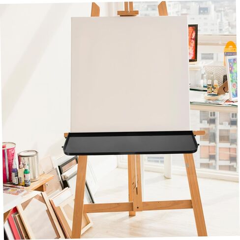 صينية استبدال حامل الحامل، صينية رسم محمولة لأدوات الرسم، لوحة حامل خفيفة الوزن مع حواف مرتفعة للوازم الفنية المتوافقة مع الحامل in Kuwait