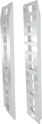 Silscvtt 2Pcs 72 Inch X 14 Inch Aluminum Ramps 6500LBS Heavy Duty Truck Trailer Hook End Knife Foot 1 Pair for Vehicles ATVs Motorcycles Lawn Equipment Trailers in Saudi Arabia