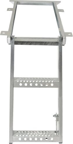 Mytee Products 2 Pack 2 Rung Pull-Out Trailer Step Ladder Folding Truck Step Galvanized Steel Heavy Duty for Use with Trucks, Trailers and RV's in Saudi Arabia