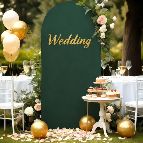 7.2FT Pale Pink Arch Backdrop Cover - Polyester Fitted Wedding Arch Stand Covers Round Top Chiara Arch Backdrop Cover for Birthday Party Banquet Photo Background Decoration in Saudi Arabia