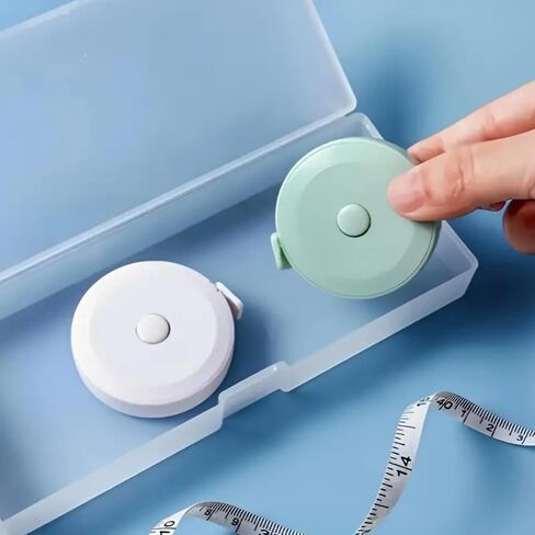 Fabric Tape Measure, Measuring Tape for Body Measurements, Belt Automatic Contraction, Two Scales 60IN and 150CM, Small Sewing Tape Measure, for Measure The Body, Tailor, Travel in Saudi Arabia