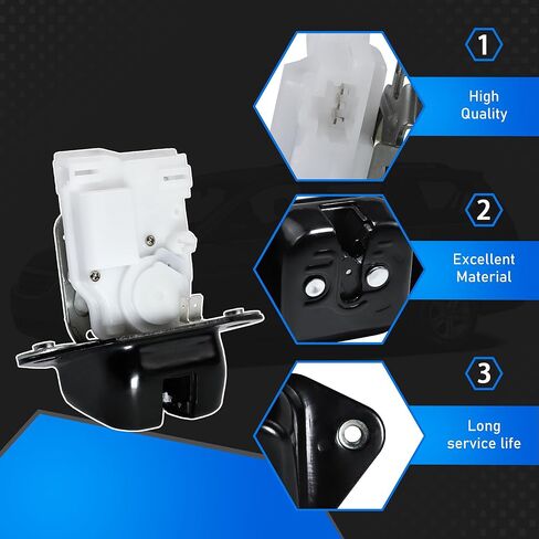 74896-SED-E01 Rear Tailgate Lock Actuator Compatible with 2005 2006 2007 2008 2009 2010 Honda Odyssey Electric Trunk Latch Actuator Replaces 74896SEDE01 74801-SHJ-A11 74801SHJA11 in Saudi Arabia