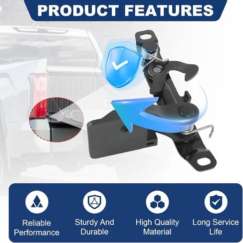Tailgate Flex Step Latch Compatible with 2022-2024 Ford F150 Lightning Tailgate Latch Replace# HC3Z-9943170-A in Saudi Arabia