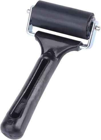 Rubber Brayer Roller, Ink Applicator Art Craft Oil Painting Tool with Nonslip Plastic Handle for Painting, Stamping, Printing in Saudi Arabia