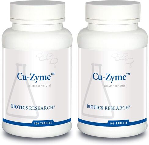 CuZymeTM مكمل معدني أساسي، استقلاب الطاقة، امتصاص الحديد، عظام صحية، وظيفة المناعة 100 قرص in Kuwait