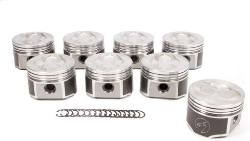 L2303NF +.030 over size forged pistons and moly rings compatible with Ford 428 CJ 4.160 Bore diamter. in Saudi Arabia