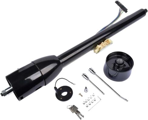 دليل عمود التوجيه القابل للإمالة مع 9 مسامير محول أرضية متوافق مع اللون الأسود مقاس 32 بوصة in Kuwait