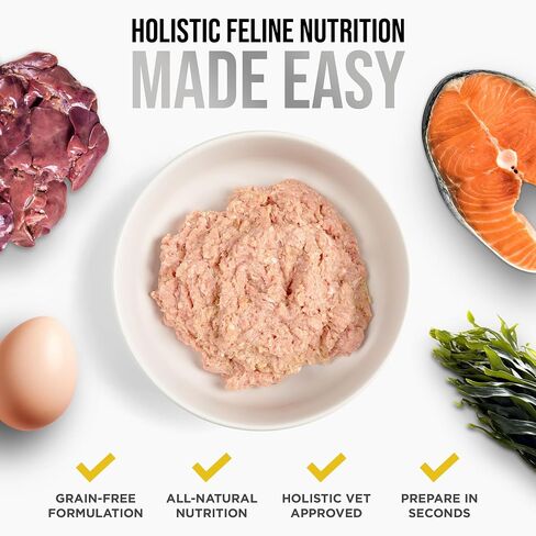 Know Better for Cats - Beef Recipe, RAW or Cooked Premix/Supplement for Making Homemade Cat Food, All Natural, Holistic Veterinarian Approved, Grain Free, No Artificial Additives in Saudi Arabia