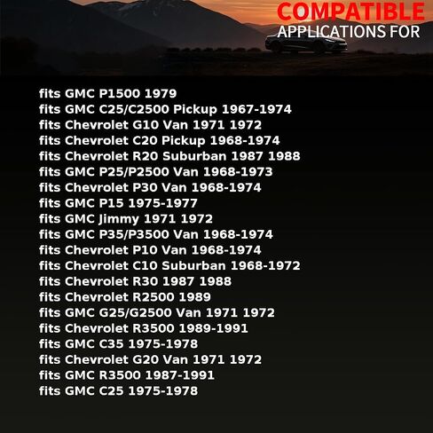 طقم عمود ذراع التحكم في التعليق الأمامي السفلي يناسب شيفروليه C20 سوبربان، بيك اب، C30 بيك اب 1967 1968 1969 1970 1971 1972 1973 1974 1975 1976-1986 استبدال 3901038 1 قطعة in Saudi Arabia