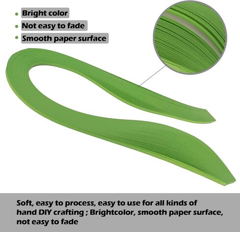 120pcs Quilling Strips Origami Paper for Art DIY Hand Craft, 3mm Width 54cm Length, Red in Saudi Arabia