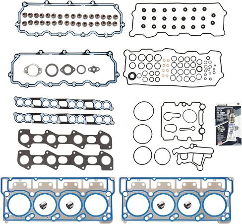 MA-5741118990-3 Full Gasket Set Bearings Rings Compatible With/For 03-10 Ford E350 F250 F350 6.0L DIESEL TURBO in Saudi Arabia