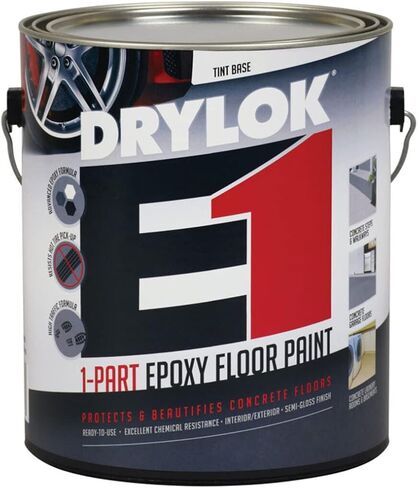 Drylok E1 طلاء أرضيات إيبوكسي أكريليك شبه لامع بقاعدة أكريليك إيبوكسي 1 جالون. - الكمية الإجمالية: 2 in Saudi Arabia