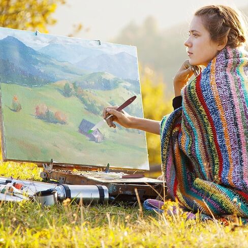 مجموعة سكاكين لوحة EEEKit مكونة من 15 قطعة، سكاكين ملعقة من الفولاذ المقاوم للصدأ مع كاشطات بلاستيكية، سكين منصة للرسم على القماش الزيتي من الأكريليك in Kuwait