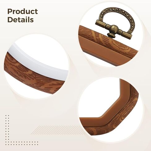 مجموعة إطارات غرز متقاطعة كلاسيكية مصنوعة من 9 قطع، إطارات غرز مطرزة، أشكال متنوعة بما في ذلك الدائرية والبيضاوية والمستطيلة والمثمنة والتطريز اليدوي وديكور المنزل in Kuwait