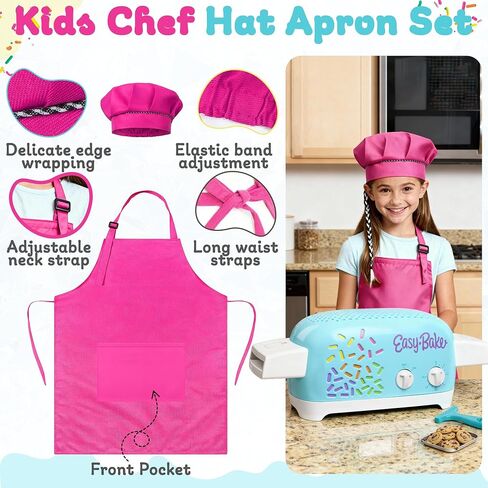 Ultimate Easy Baking Oven Bundle For Kids With 10 Items - Oven, 2 Refill Mixes, Apron, Hat, Bowl, Spatula, Whisk, Baking Pan & Tool (Gifted Green Baker Bundle) in Saudi Arabia