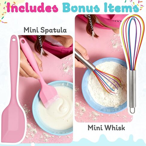 Ultimate Easy Baking Oven Bundle For Kids With 10 Items - Oven, 2 Refill Mixes, Apron, Hat, Bowl, Spatula, Whisk, Baking Pan & Tool (Gifted Green Baker Bundle) in Saudi Arabia
