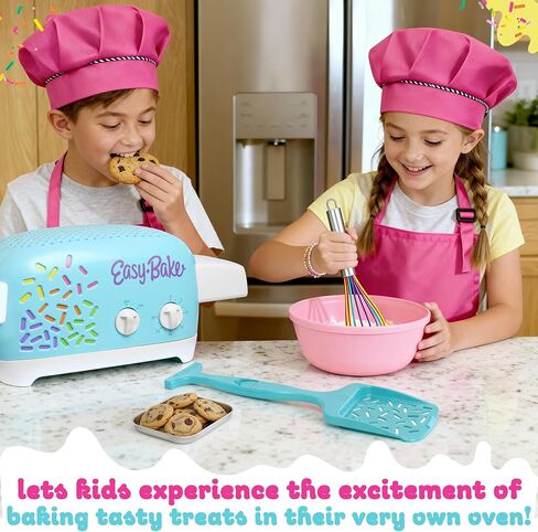 Ultimate Easy Baking Oven Bundle For Kids With 10 Items - Oven, 2 Refill Mixes, Apron, Hat, Bowl, Spatula, Whisk, Baking Pan & Tool (Gifted Green Baker Bundle) in Saudi Arabia