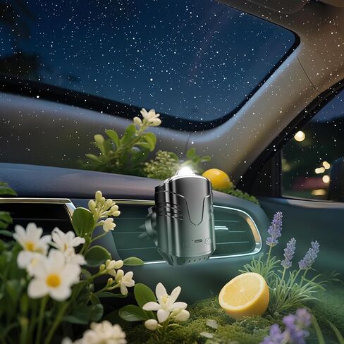 Star Lights for Car, Star Projector with Air Freshener, Ceiling Ambient Light with 6 Scents, Auto On/Off, Vent Clip Accent Light with Diffuser in Kuwait