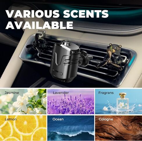 Star Lights for Car, Star Projector with Air Freshener, Ceiling Ambient Light with 6 Scents, Auto On/Off, Vent Clip Accent Light with Diffuser in Kuwait