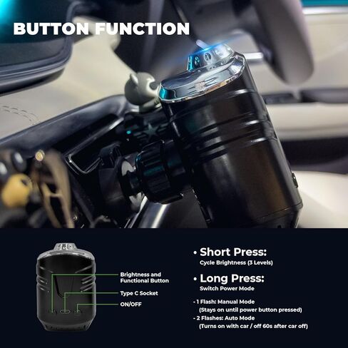 Star Lights for Car, Star Projector with Air Freshener, Ceiling Ambient Light with 6 Scents, Auto On/Off, Vent Clip Accent Light with Diffuser in Kuwait