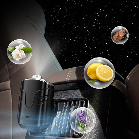 Star Lights for Car, Star Projector with Air Freshener, Ceiling Ambient Light with 6 Scents, Auto On/Off, Vent Clip Accent Light with Diffuser in Kuwait