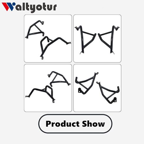 waltyotur Motorcycle Crash Bars Engine Guard Frame Protector Bumper Replacement for 250 400 EX400 2018-2024 in Saudi Arabia
