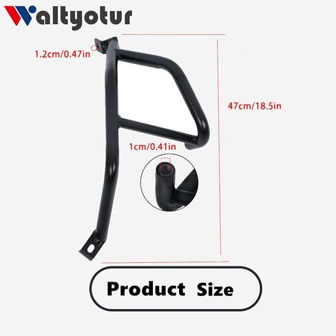 waltyotur Motorcycle Crash Bars Engine Guard Frame Protector Bumper Replacement for 250 400 EX400 2018-2024 in Saudi Arabia